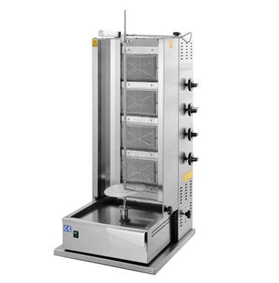 4 lü Döner ocağı Alttan motorlu