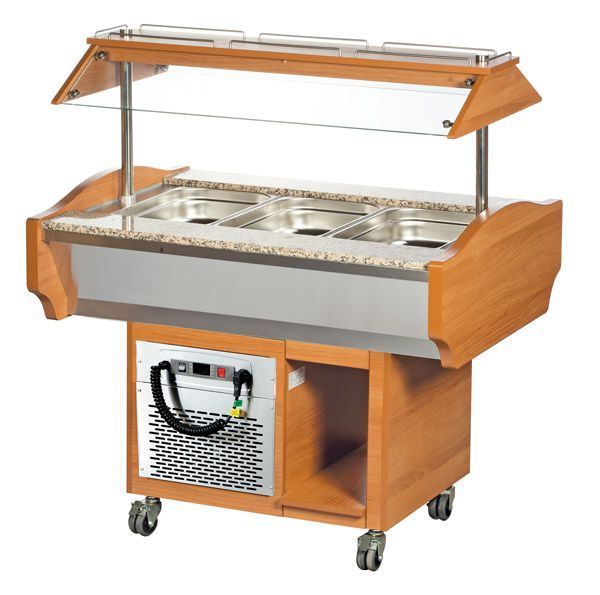 Ahşap salad bar